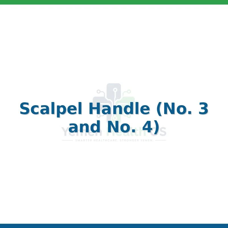 Scalpel Handle (No. 3 and No. 4)