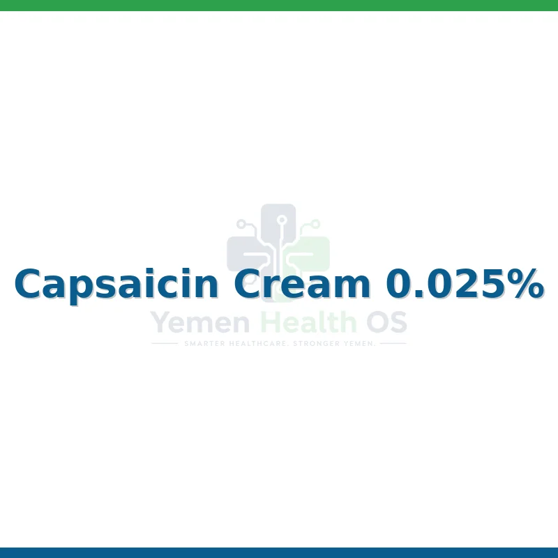 Capsaicin Cream
