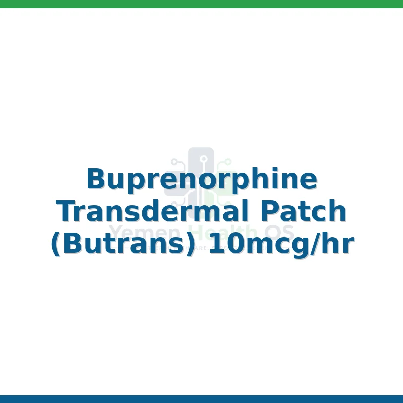 Buprenorphine Transdermal Patch (Butrans)