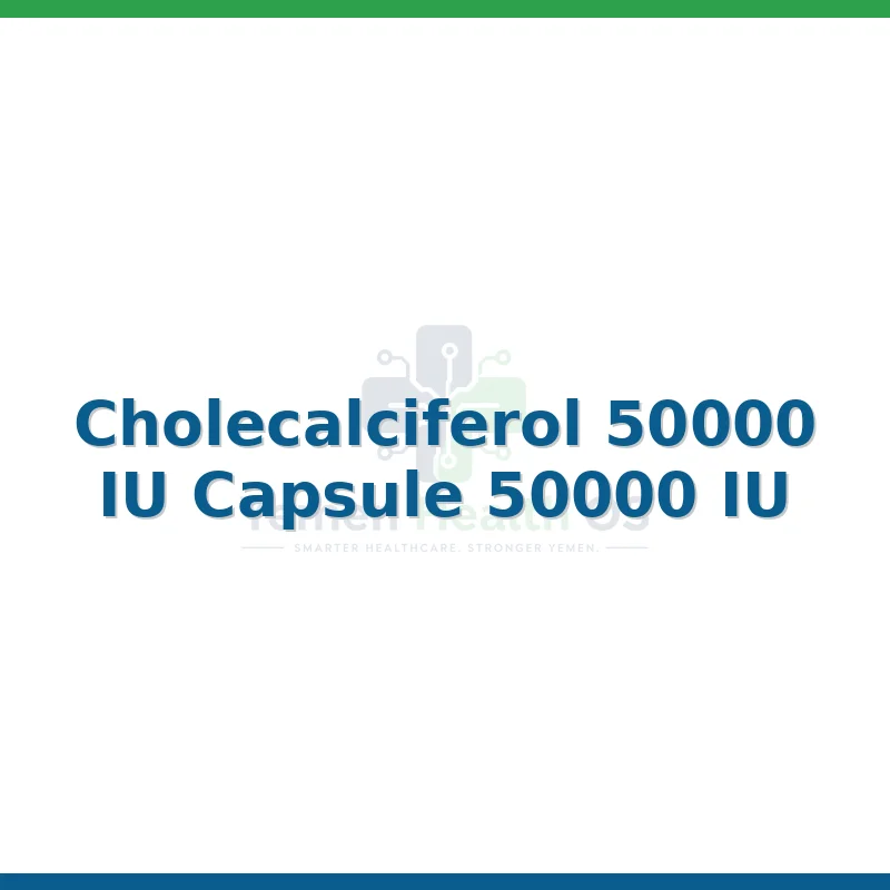 Cholecalciferol 50000 IU Capsule