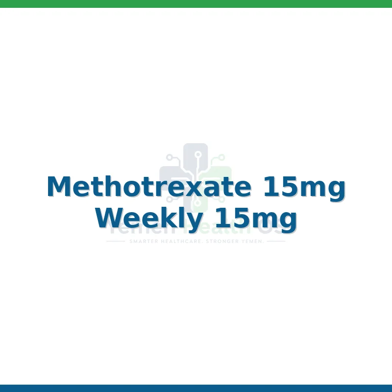 Methotrexate 15mg Weekly
